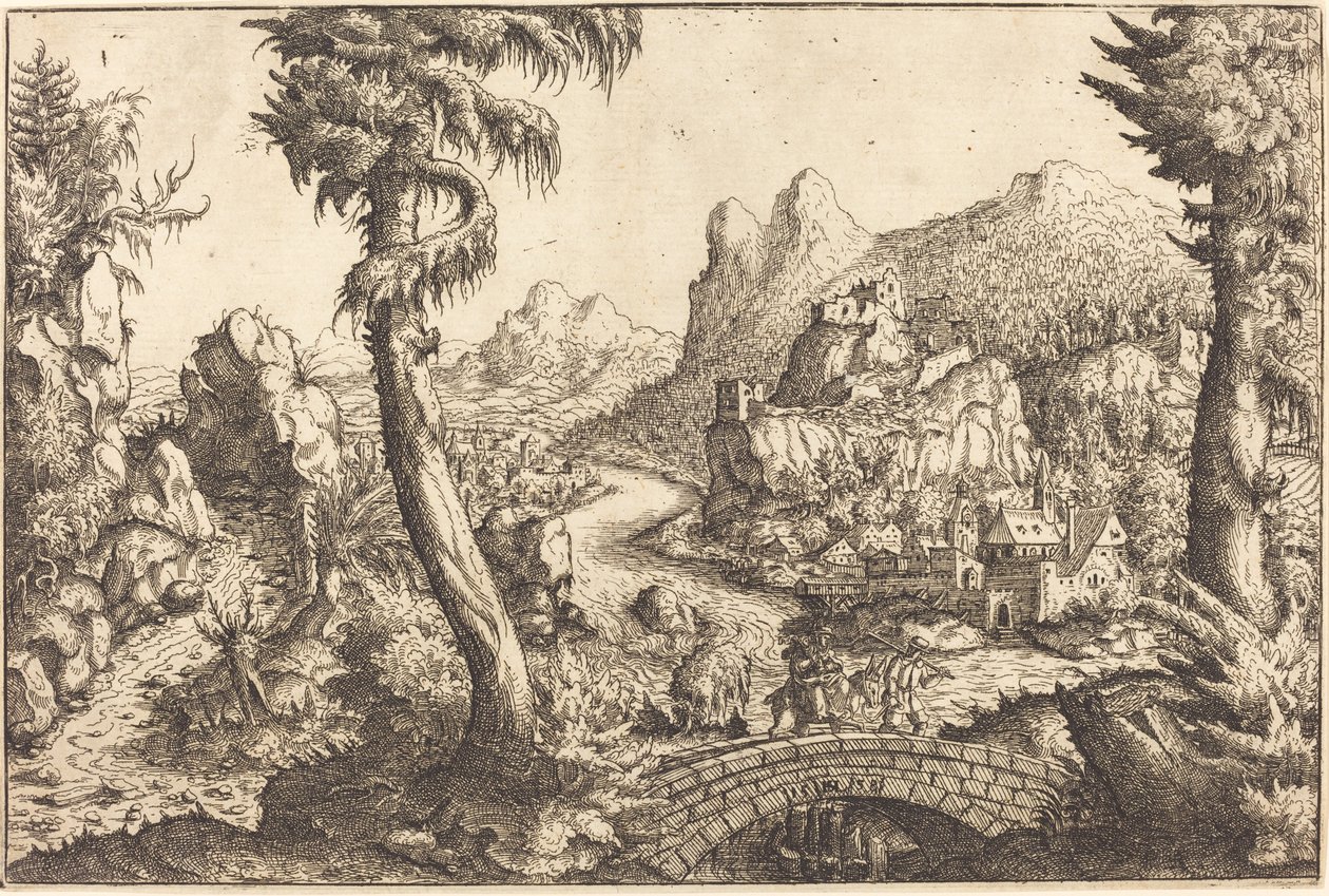 La huida a Egipto de Hanns Lautensack