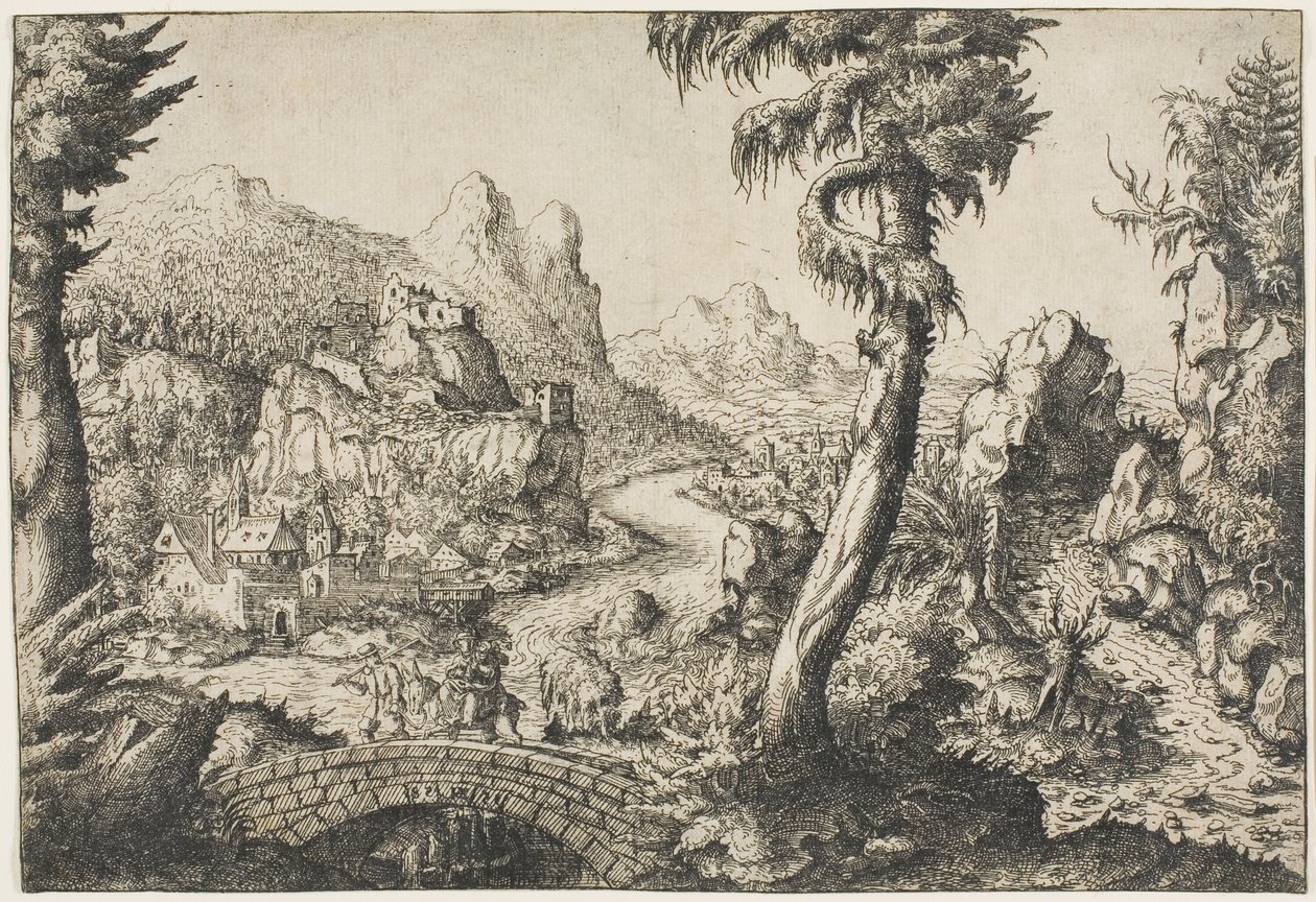 La huida a Egipto de Hanns Lautensack