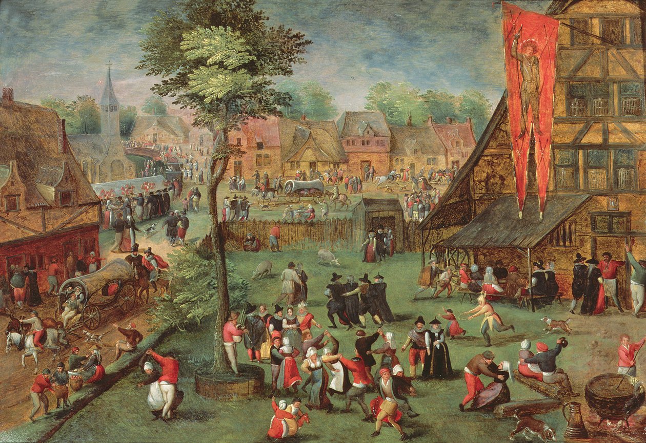 Kermesse del pueblo de Hans Bol