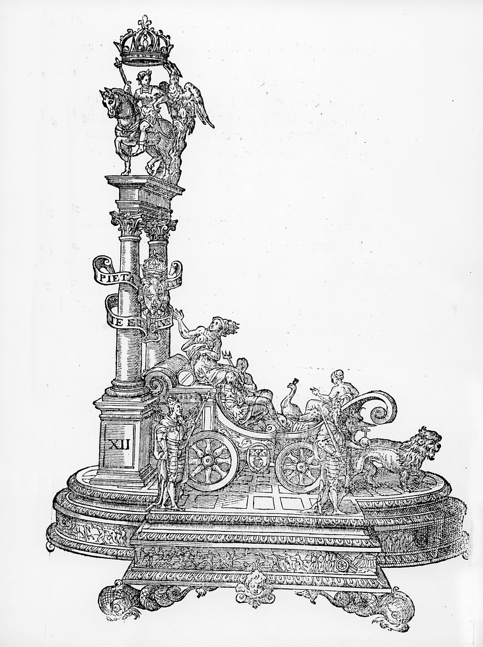 Carro Triunfal, de la Procesión Triunfal de Maximiliano, c.1516-18 de Hans Burgkmair