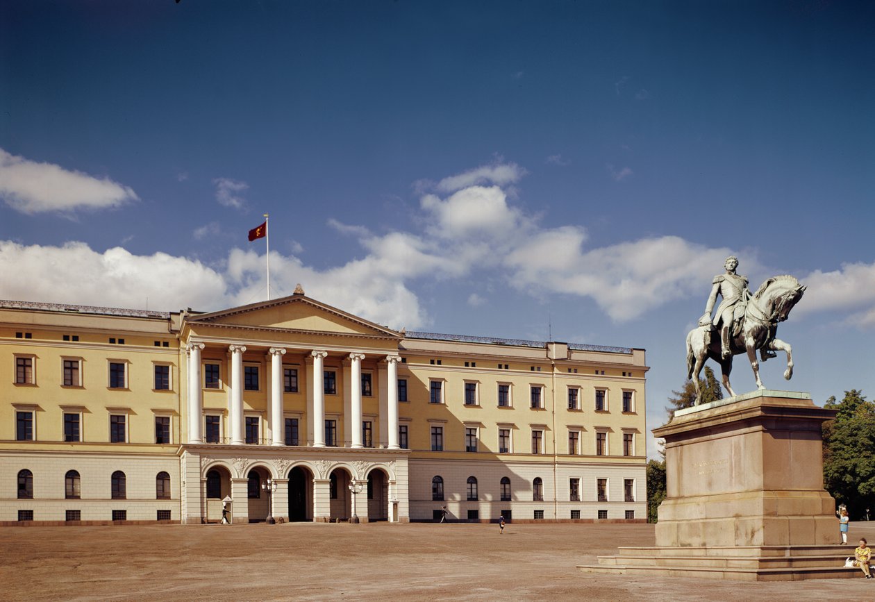 Vista del Palacio Real, construido 1825-48 de Hans Ditlev Franciscus Linstow
