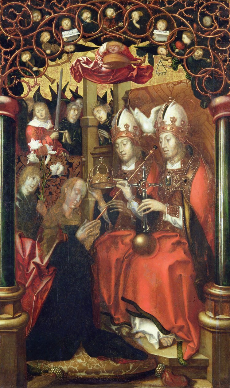 La coronación de la Virgen María de Hans Fries