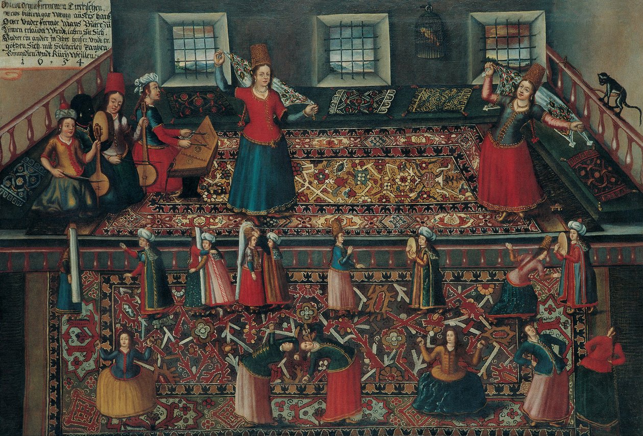 Una escena del harén turco de Hans Gemminger
