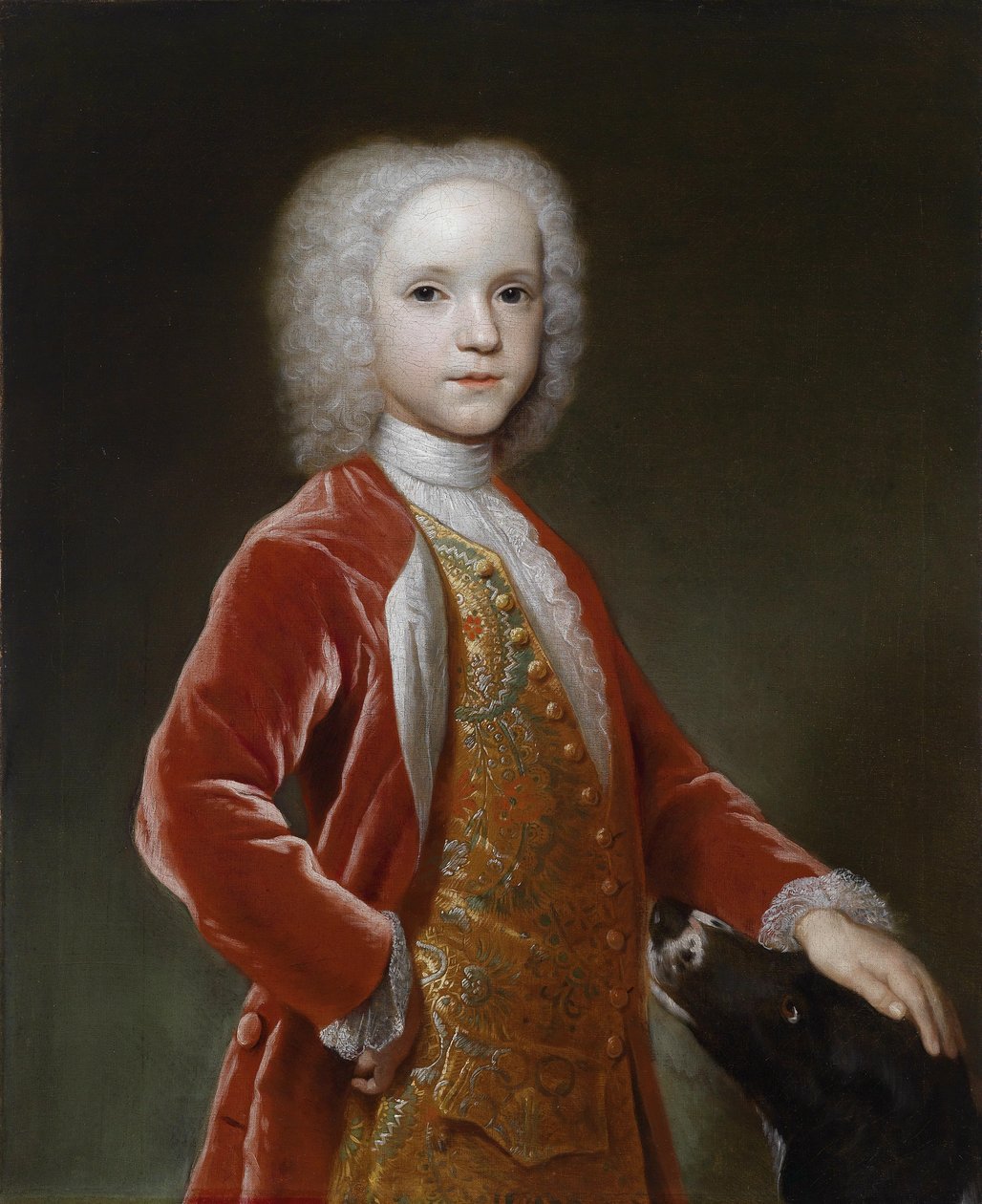 George Bubb Dodington, primer barón Melcombe en su infancia de Hans Hysing