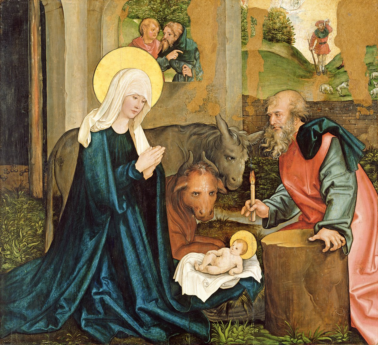 El nacimiento de Cristo de Hans Leonard Schaufelein