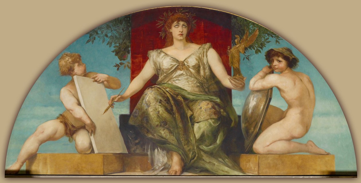 Alegoría de la ley y la verdad de la representación de Hans Makart