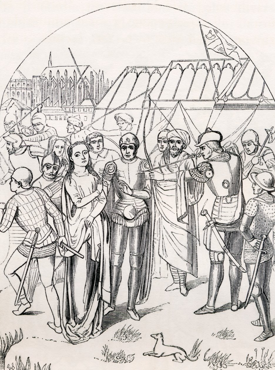 Martirio de Santa Úrsula, 1855 de Hans Memling