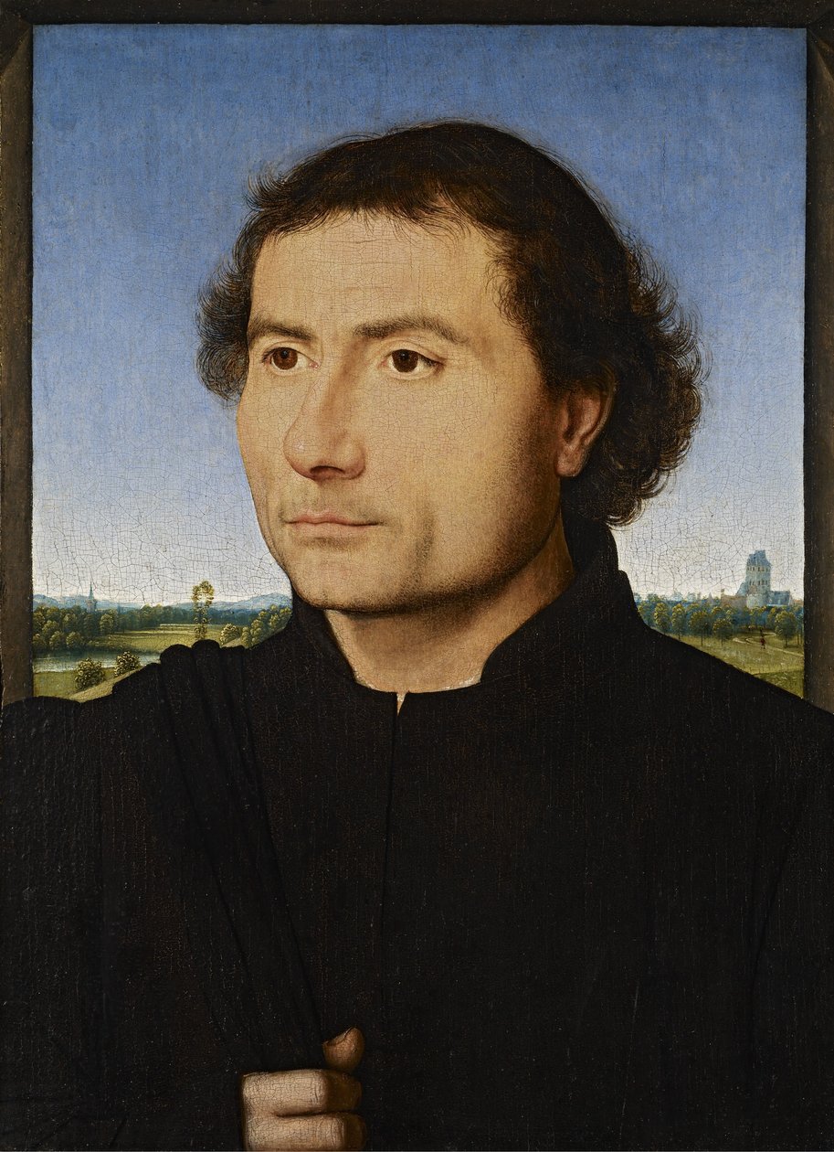 Retrato de un hombre de Hans Memling
