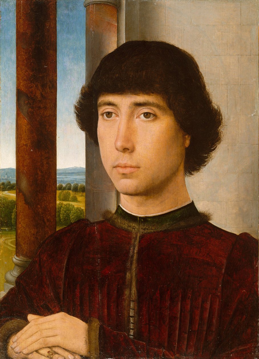 Retrato de un joven, c.1470-75 de Hans Memling