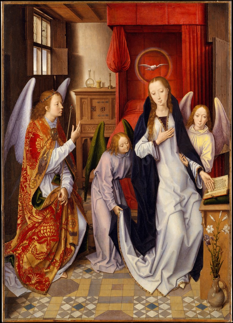La Anunciación de Hans Memling