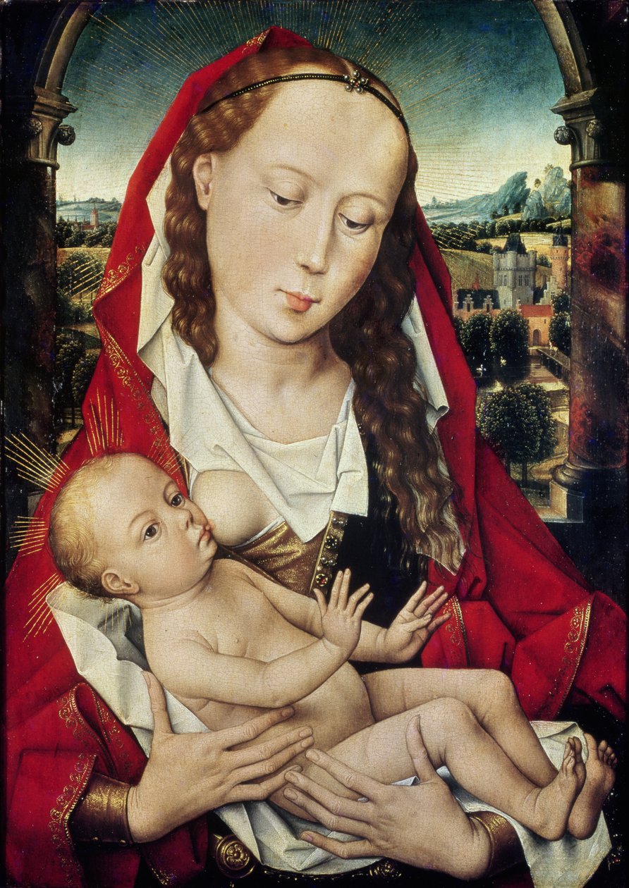 Virgen y Niño, c.1467-70 de Hans Memling