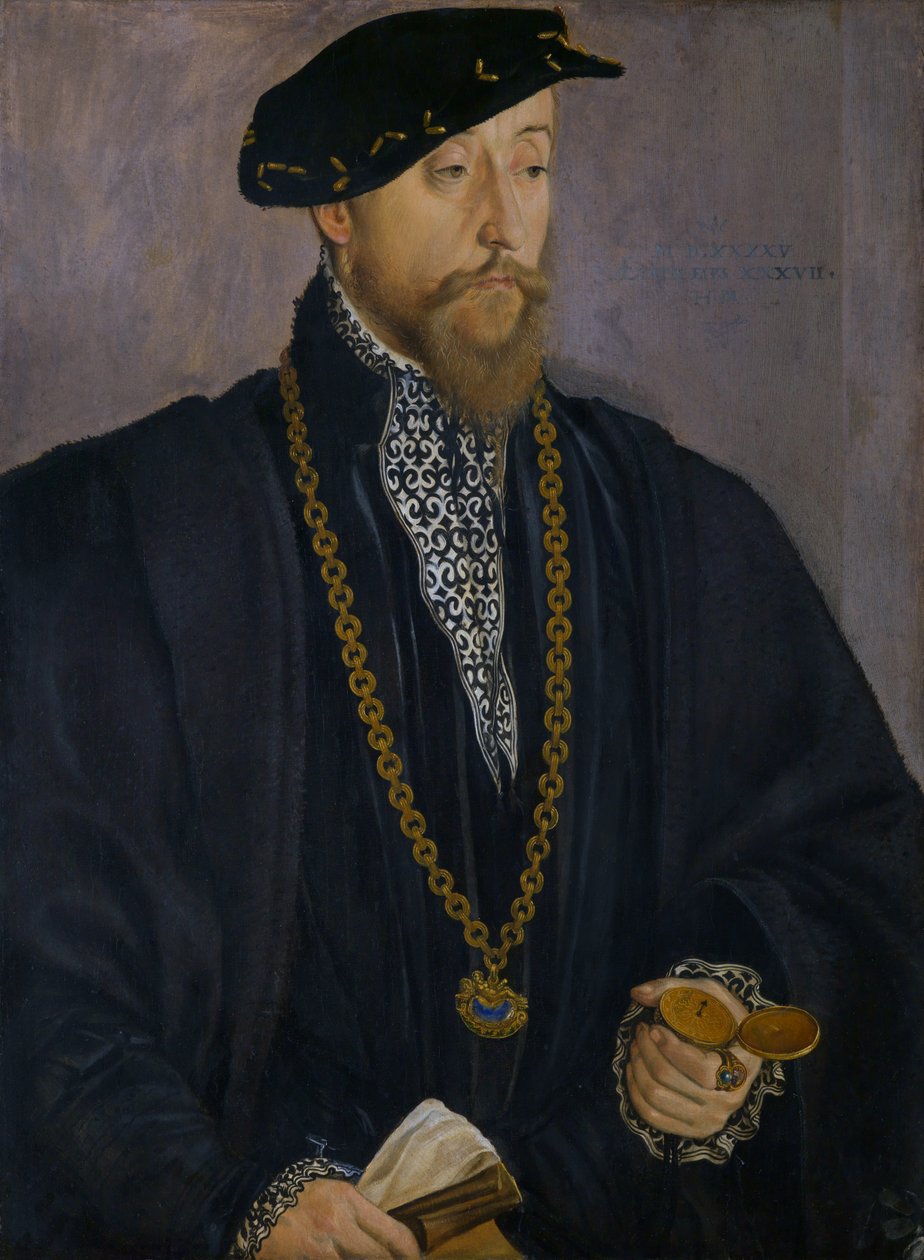 Retrato de Pankraz von Freyberg zu Hohenaschau de Hans Muelich or Mielich