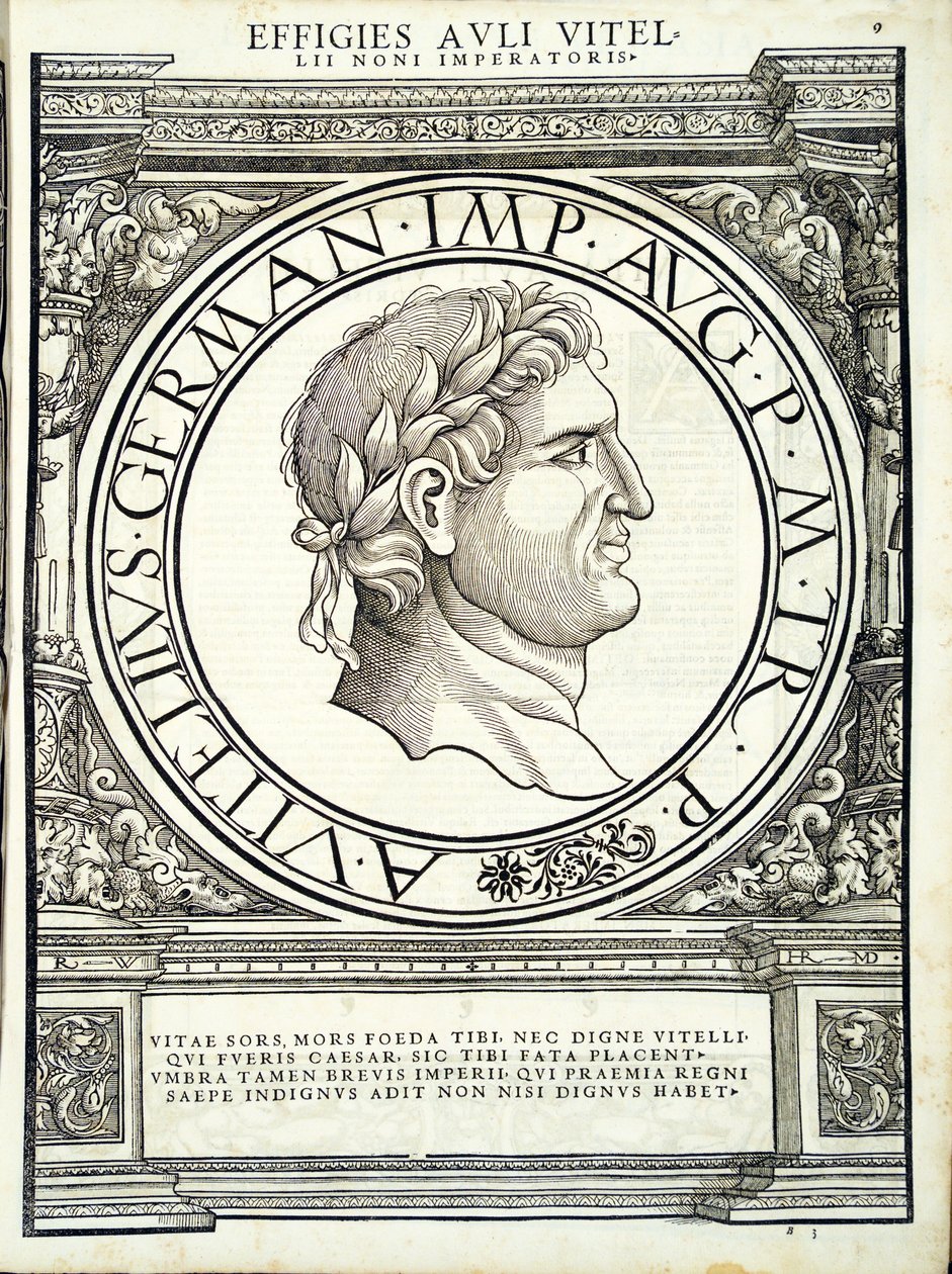 Aulo Vitelio, ilustración de 