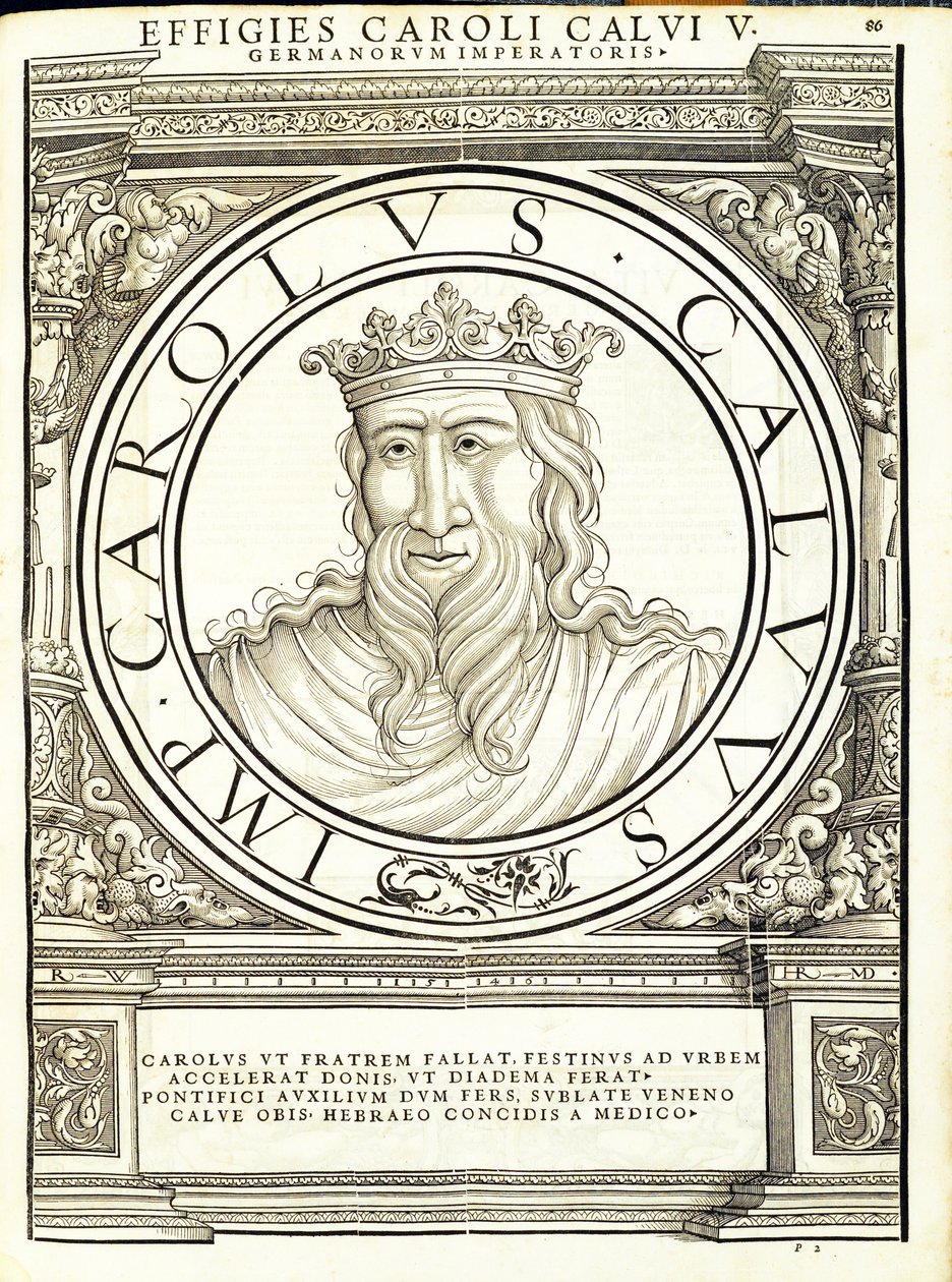 Carolus Caluus, ilustración de 