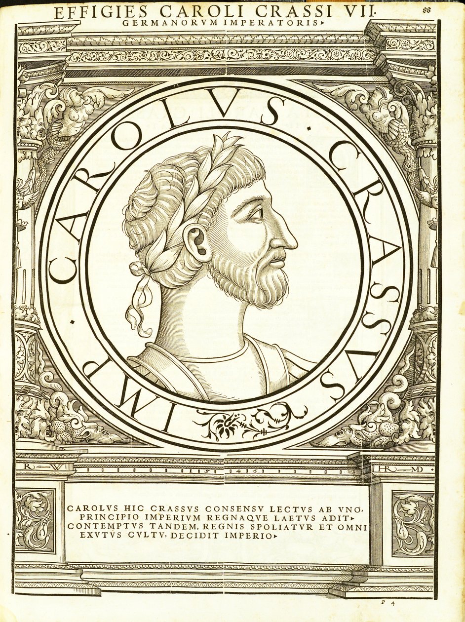 Carolus Crassus, ilustración de 