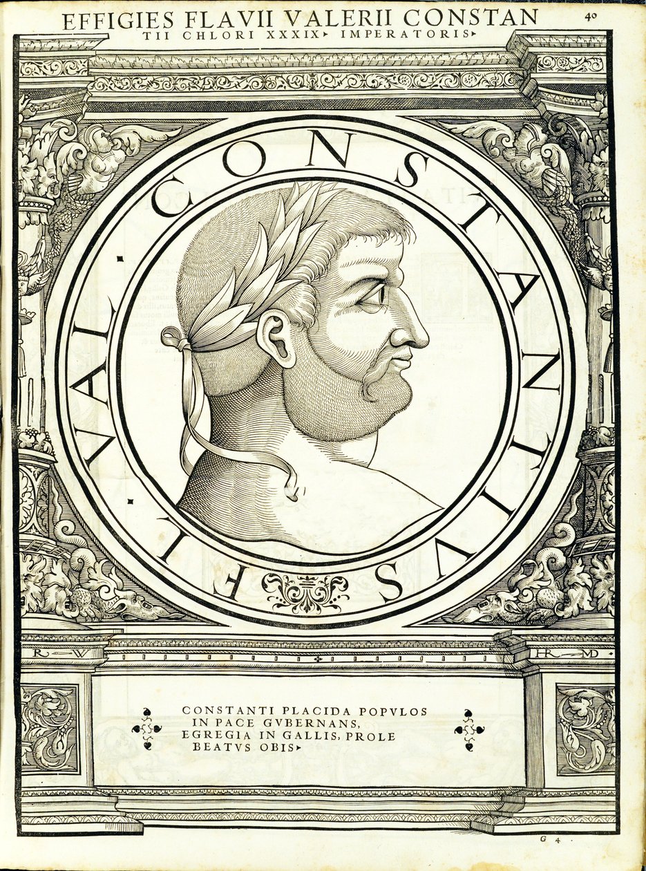 Constancio Cloro, ilustración de 