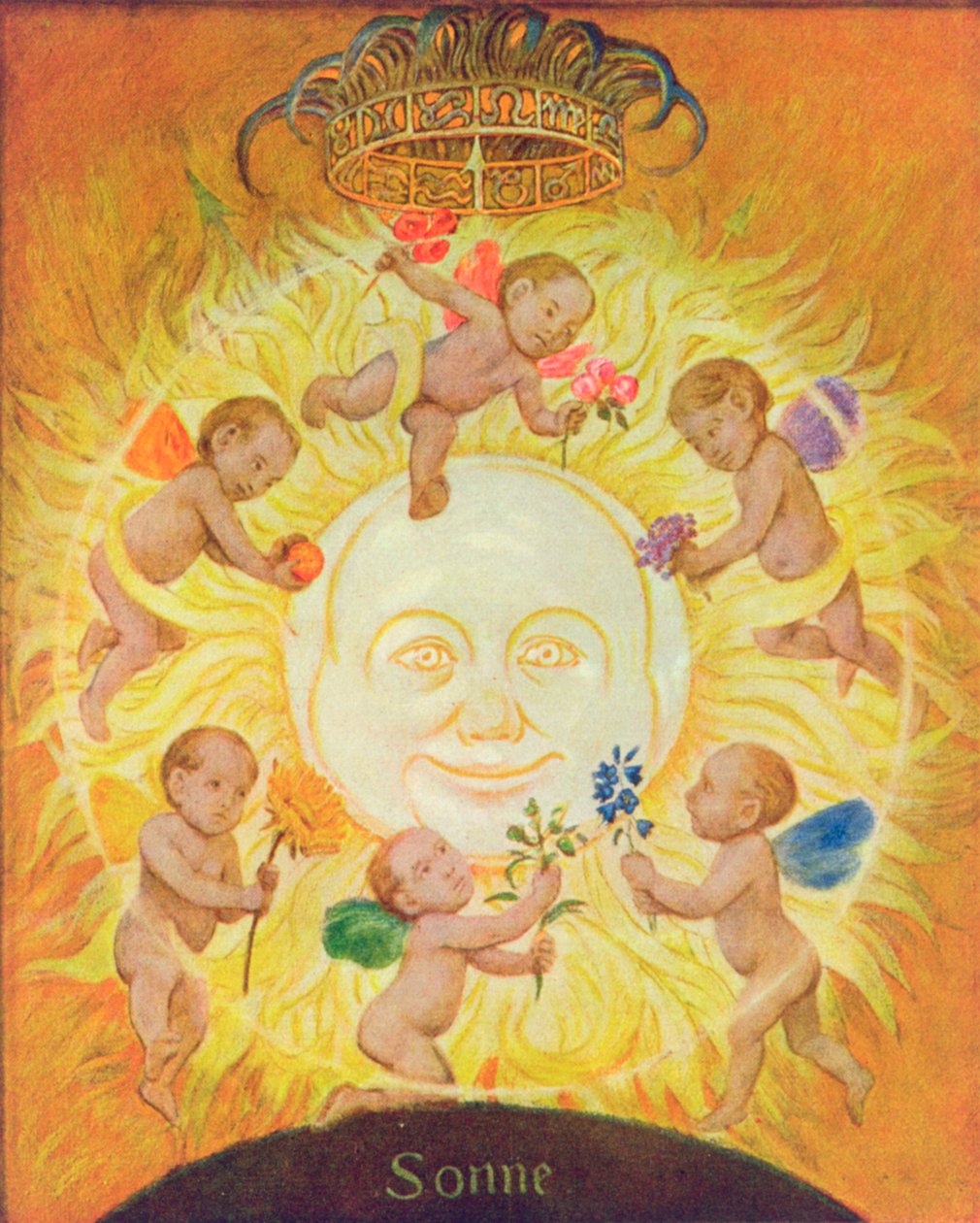 Sol, ilustración de 