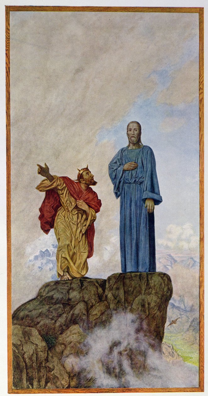 La tentación de Cristo, ilustración de 