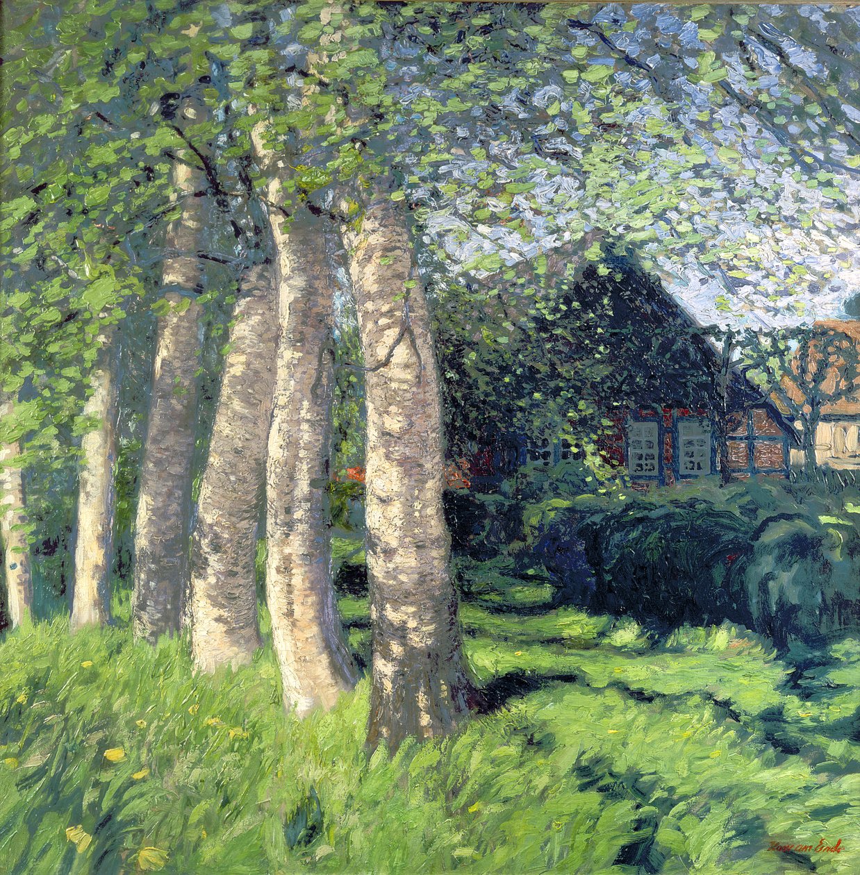 Primavera en Worpswede de Hans am Ende