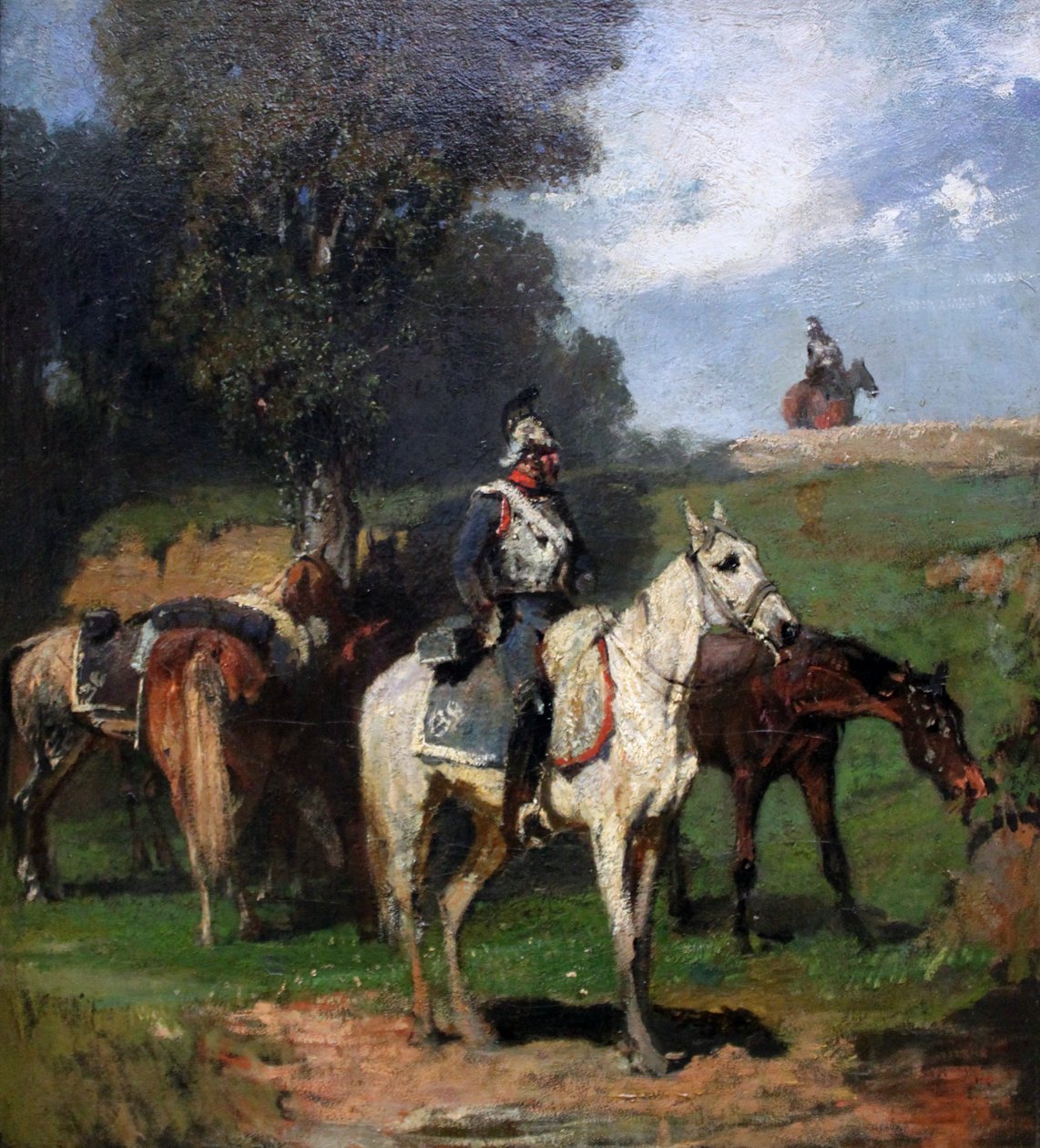 Dragones haciendo una parada de Hans von Marées