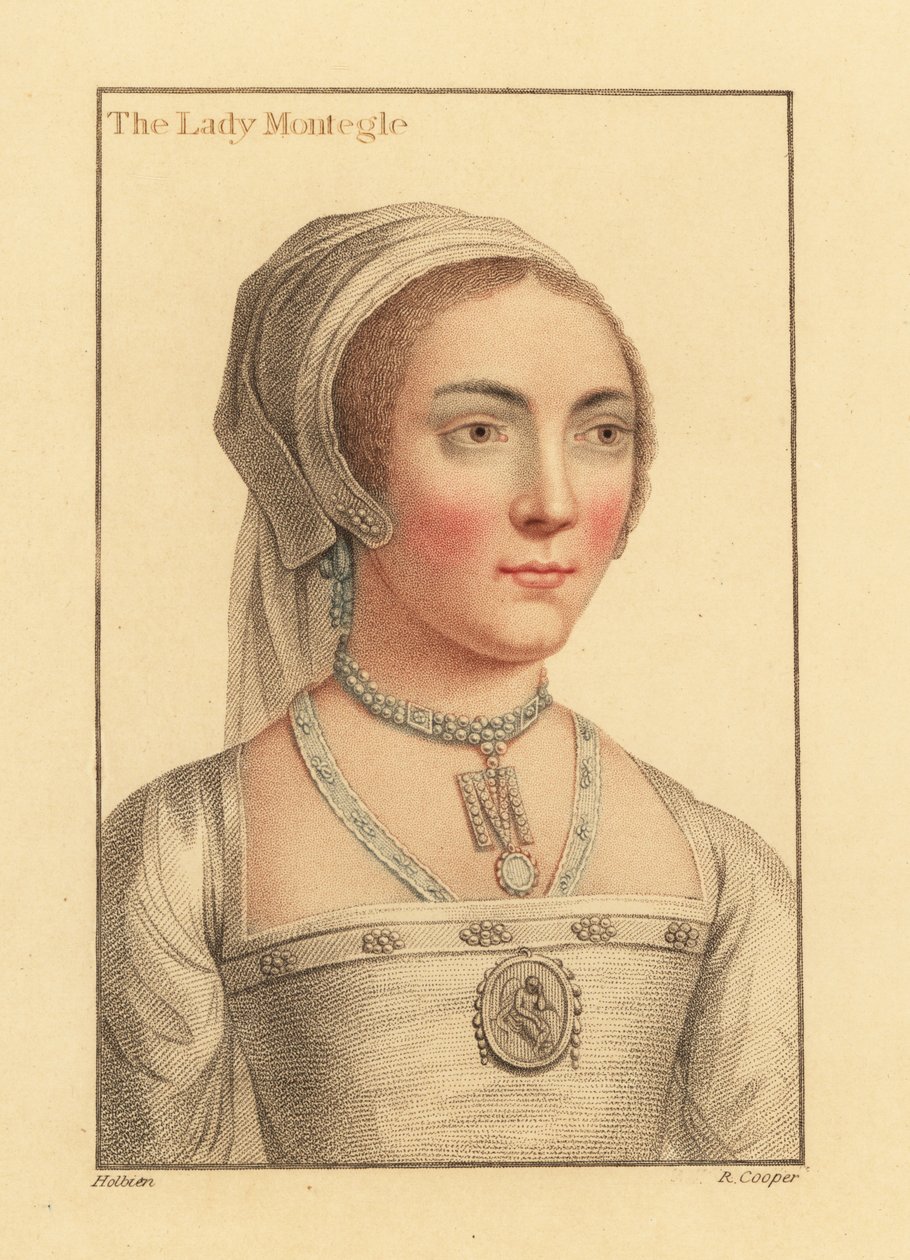 Lady Mary Brandon, Baronesa Monteagle de Hans (after) Holbein the Younger