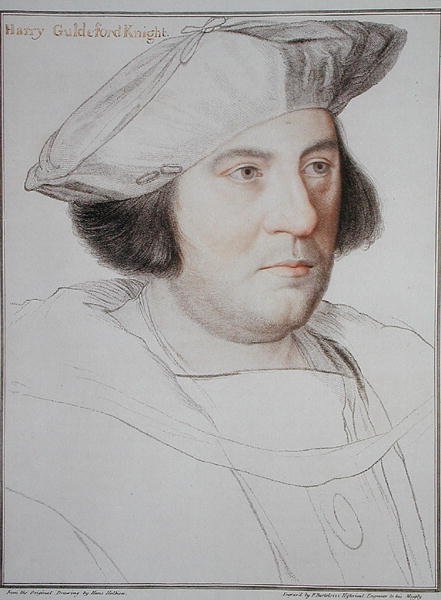 Retrato de Harry Guldeford (d.1532) grabado por Francesco Bartolozzi (1727-1815) 1792 de Hans (after) Holbein the Younger