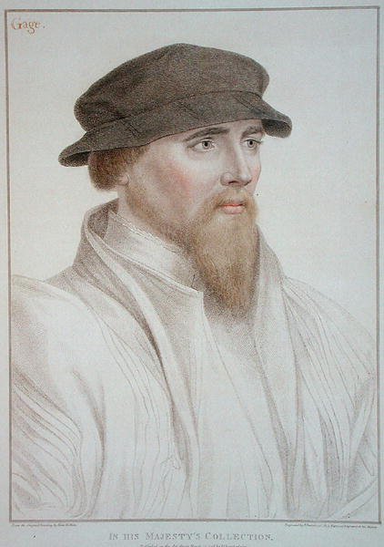 Retrato de John Gaye (d.1557) grabado por Francesco Bartolozzi (1727-1815) 1796 de Hans (after) Holbein the Younger