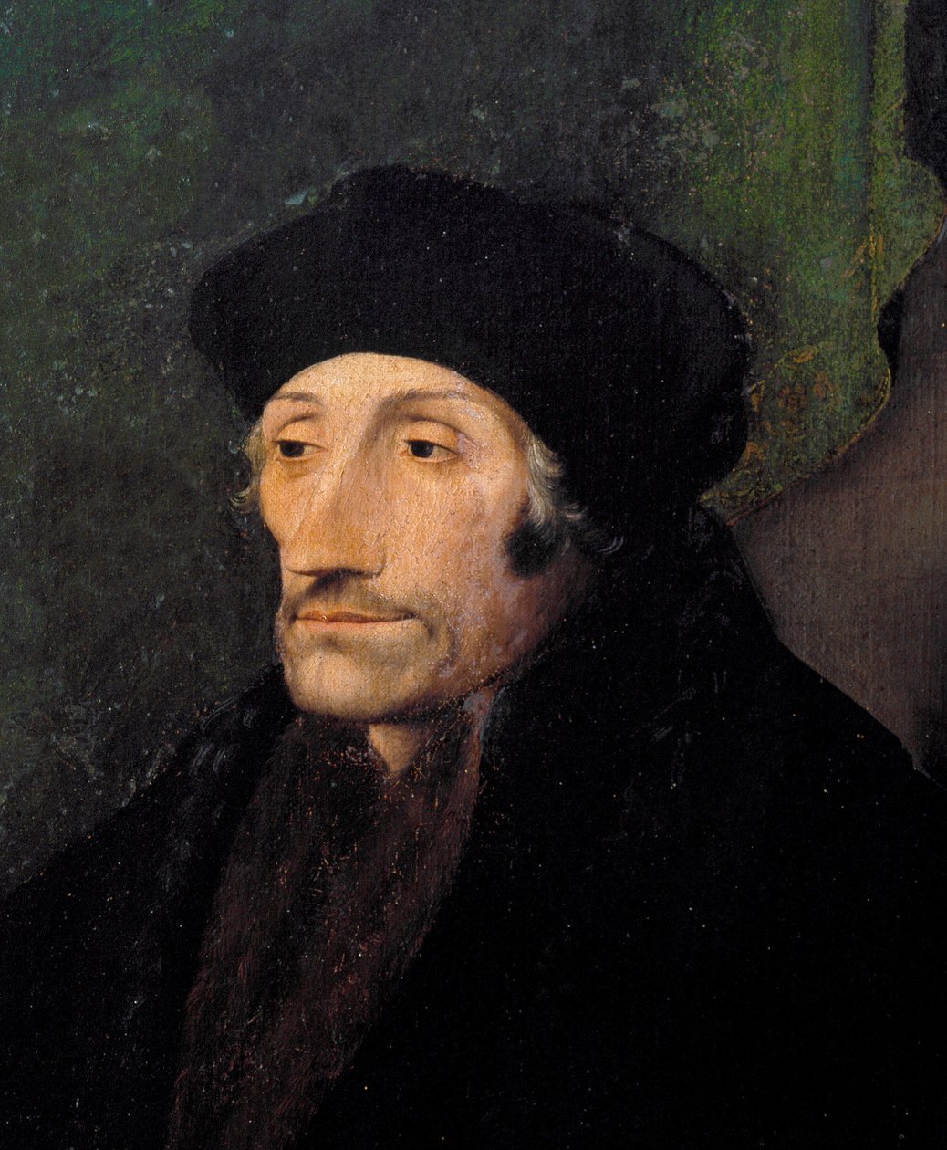 Retrato de Erasmo de Rotterdam, humanista holandés de Hans (attr. to) Holbein the Younger