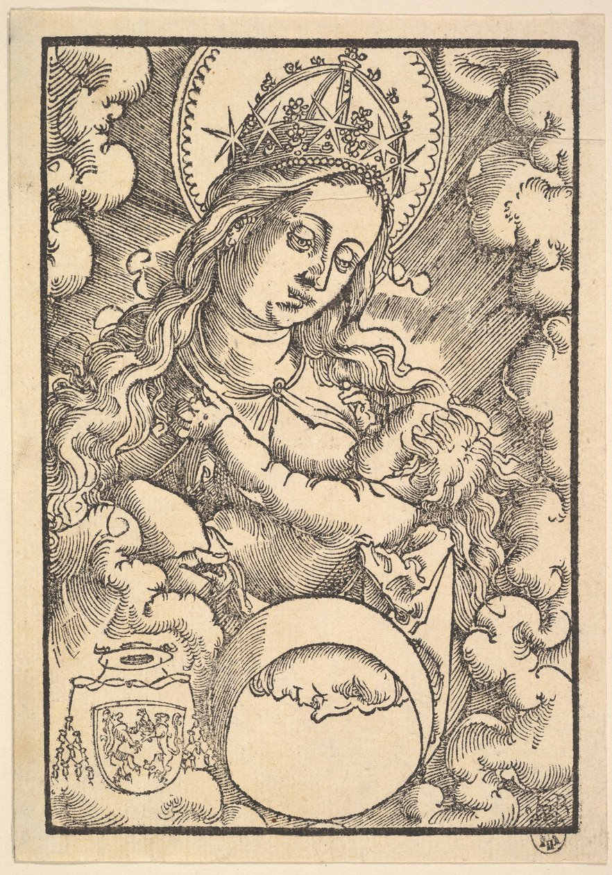 Madonna Lactans, de Enchiridon poeticum de Hans Baldung