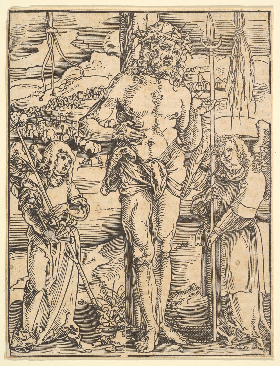 Hombre de Dolores, del Speculum Passionis Domini Nostri Ihesu Christi, 1507 de Hans Baldung