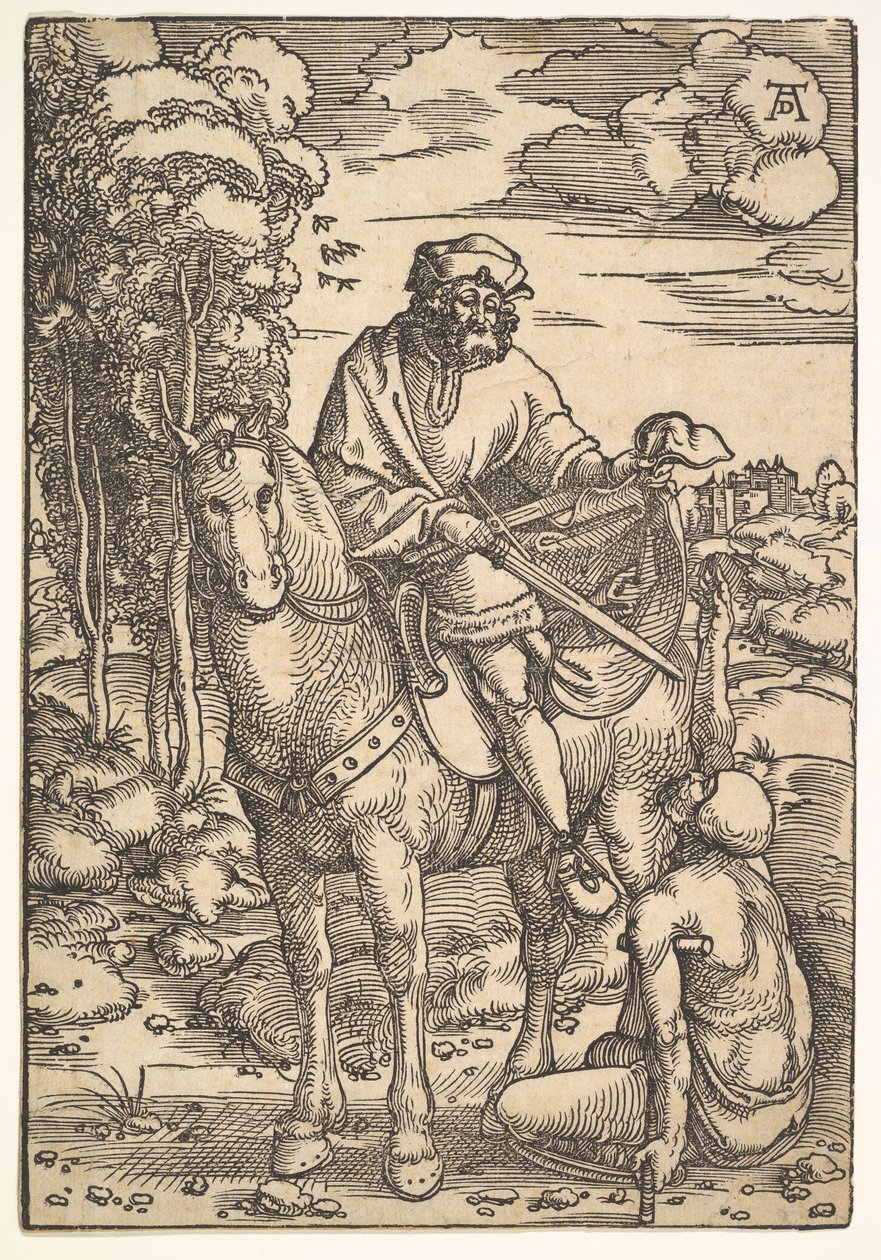 San Martín a caballo de Hans Baldung