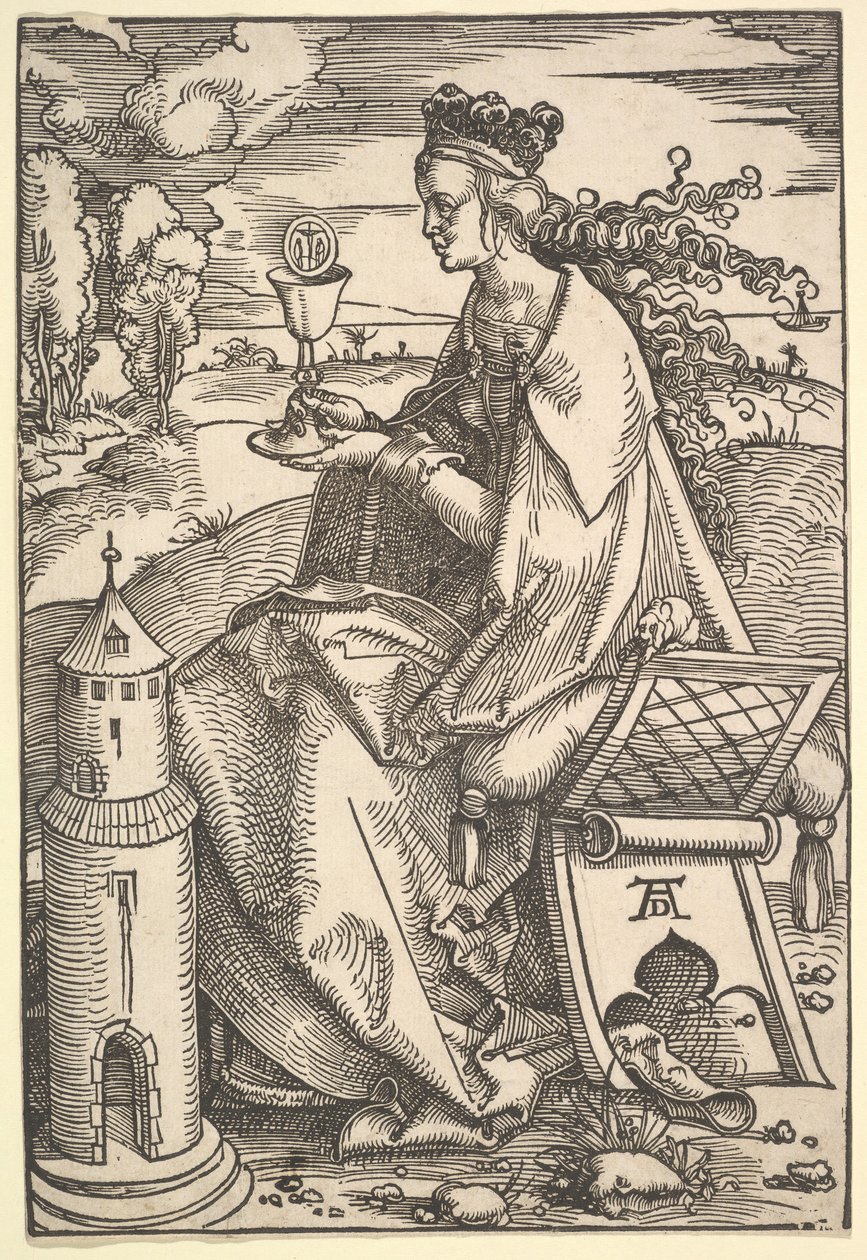 Santa Bárbara de Hans Baldung