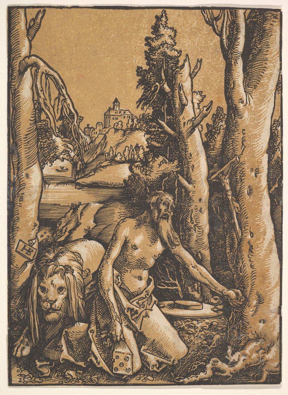 San Jerónimo en el Desierto, ca. 1511 de Hans Baldung