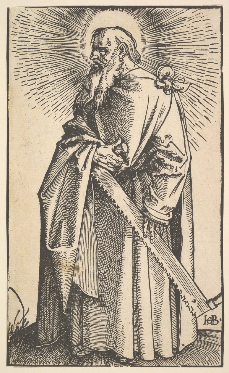 San Simón de Cristo y los Apóstoles de Hans Baldung