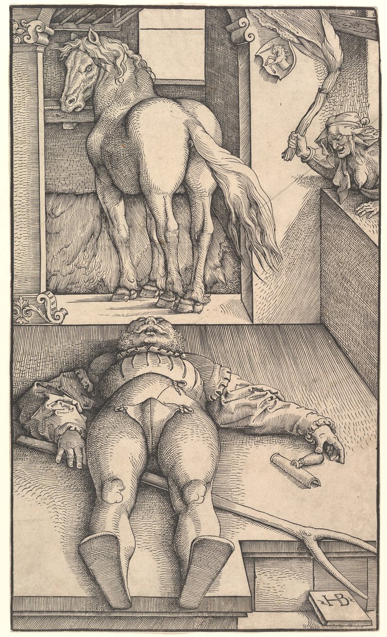 El novio embrujado de Hans Baldung