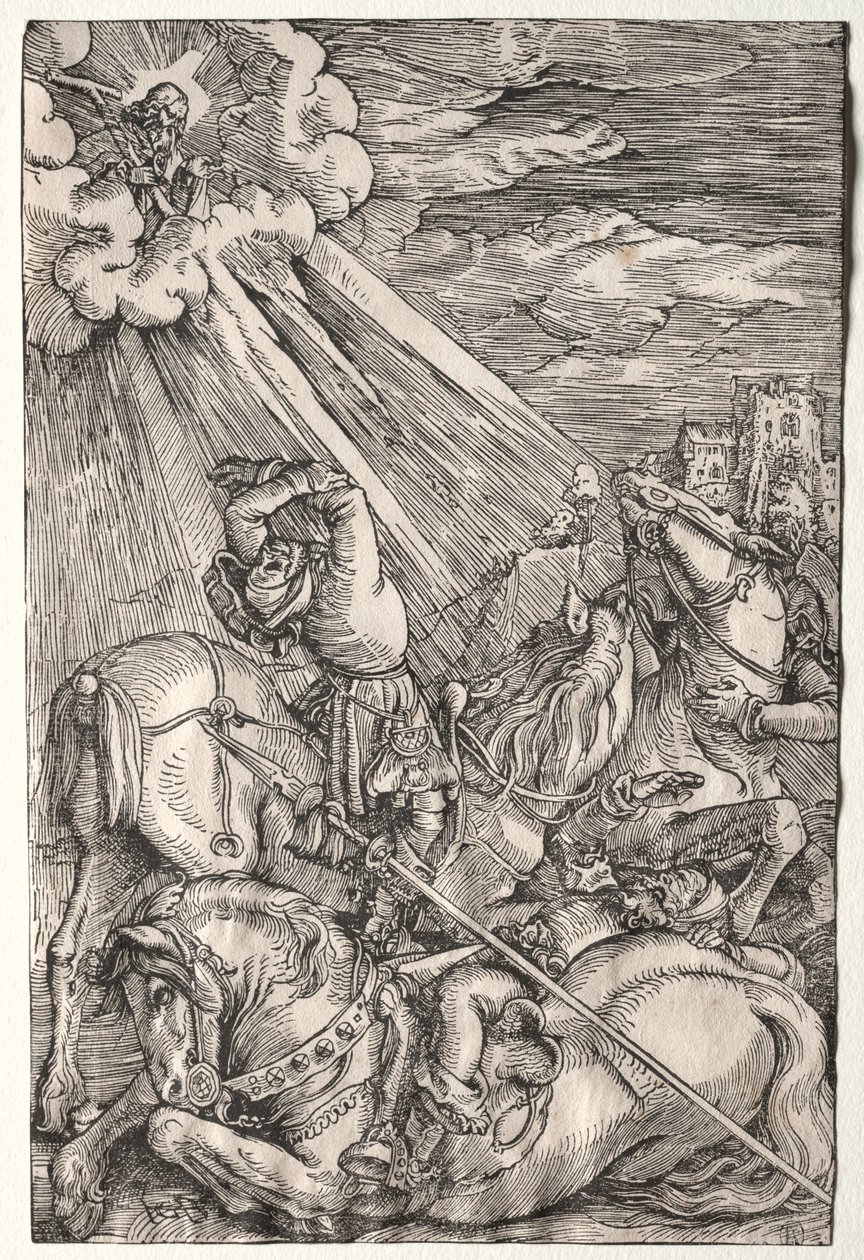 La conversión de San Pablo de Hans Baldung