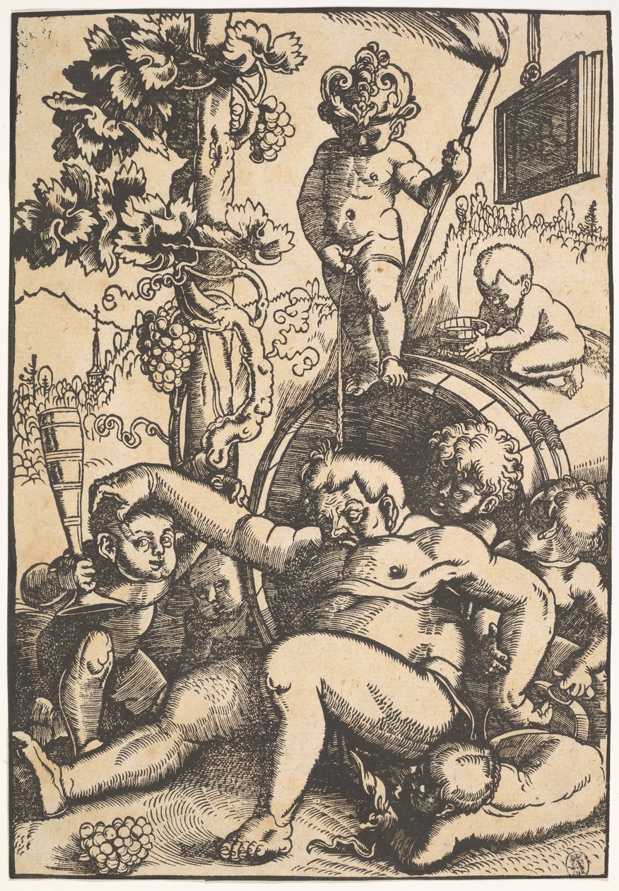 El borracho Baco de Hans Baldung