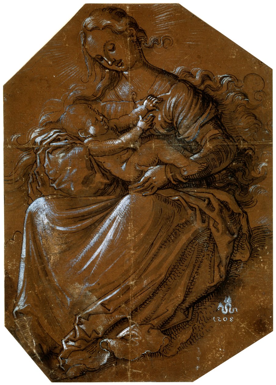 Virgen y Niño, c1500-1545 de Hans Baldung