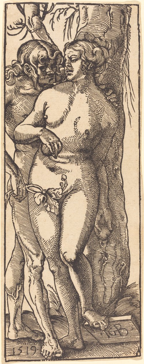 Adán y Eva de Hans Baldung Grien