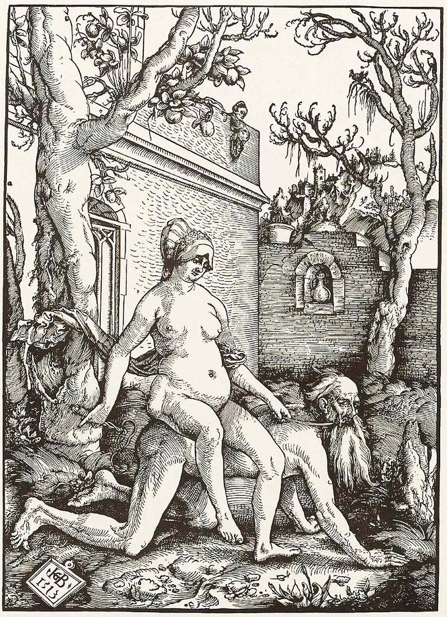 Aristóteles y Phyllis de Hans Baldung Grien
