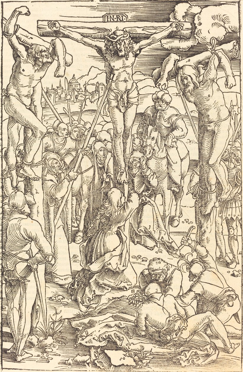 Cristo en la cruz de Hans Baldung Grien
