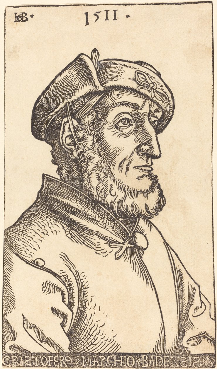 Cristóbal, Margrave de Baden de Hans Baldung Grien