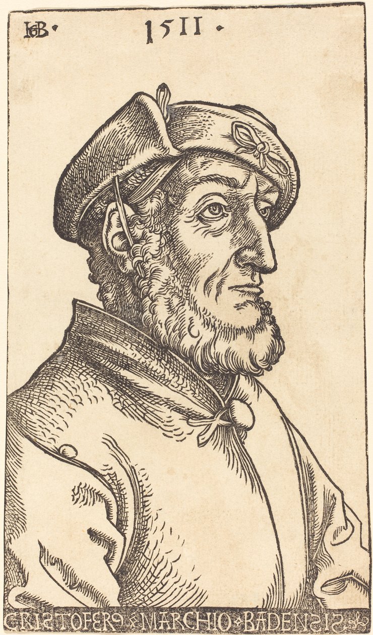 Cristóbal, Margrave de Baden de Hans Baldung Grien