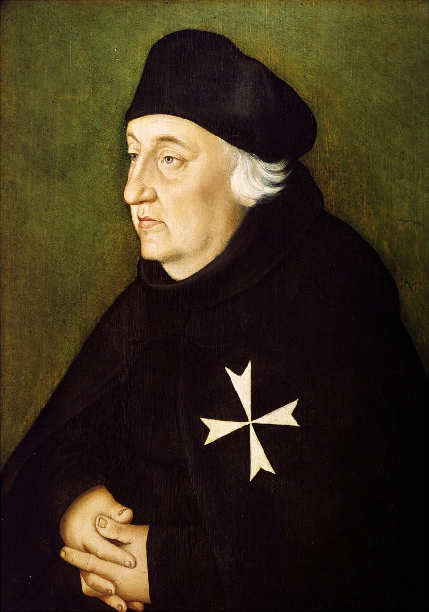 Alemán: Bildnis des Straßburger Johanniters Gregorius Beit Caballero de la Orden de Malta, Hospitalario de San Juan de Jerusalén de Hans Baldung Grien