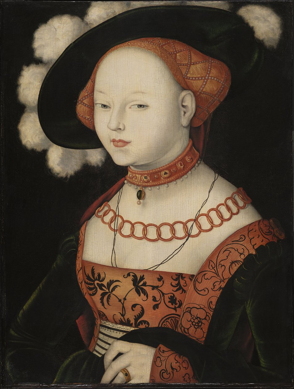Alemán: Bildnis einer Dame Portrait of a Lady de Hans Baldung Grien