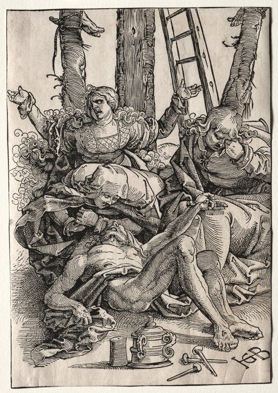 Lamentación, c. 1515-17 de Hans Baldung Grien
