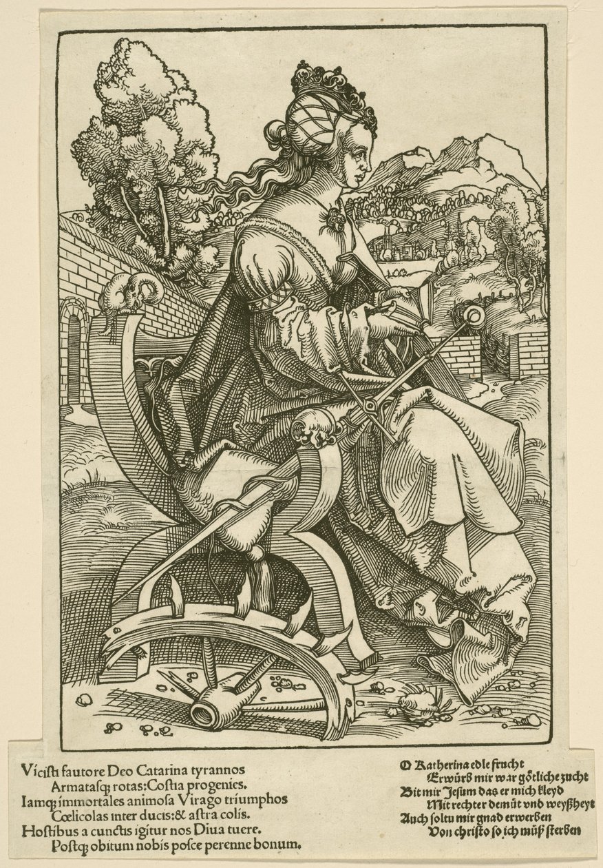 Santa Catalina, 1505-07 de Hans Baldung Grien