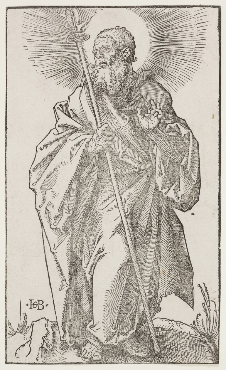 San Tomás, de "Los grandes apóstoles" de Hans Baldung Grien
