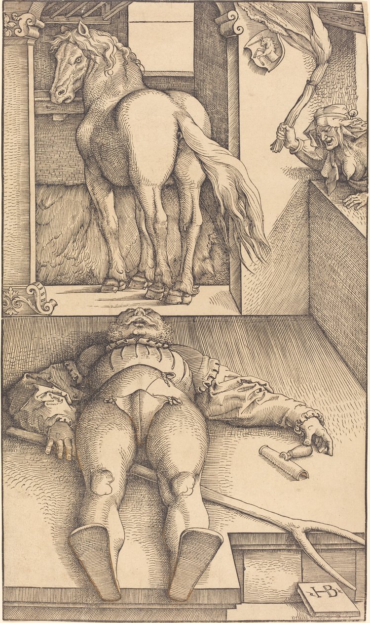 El novio embrujado de Hans Baldung Grien