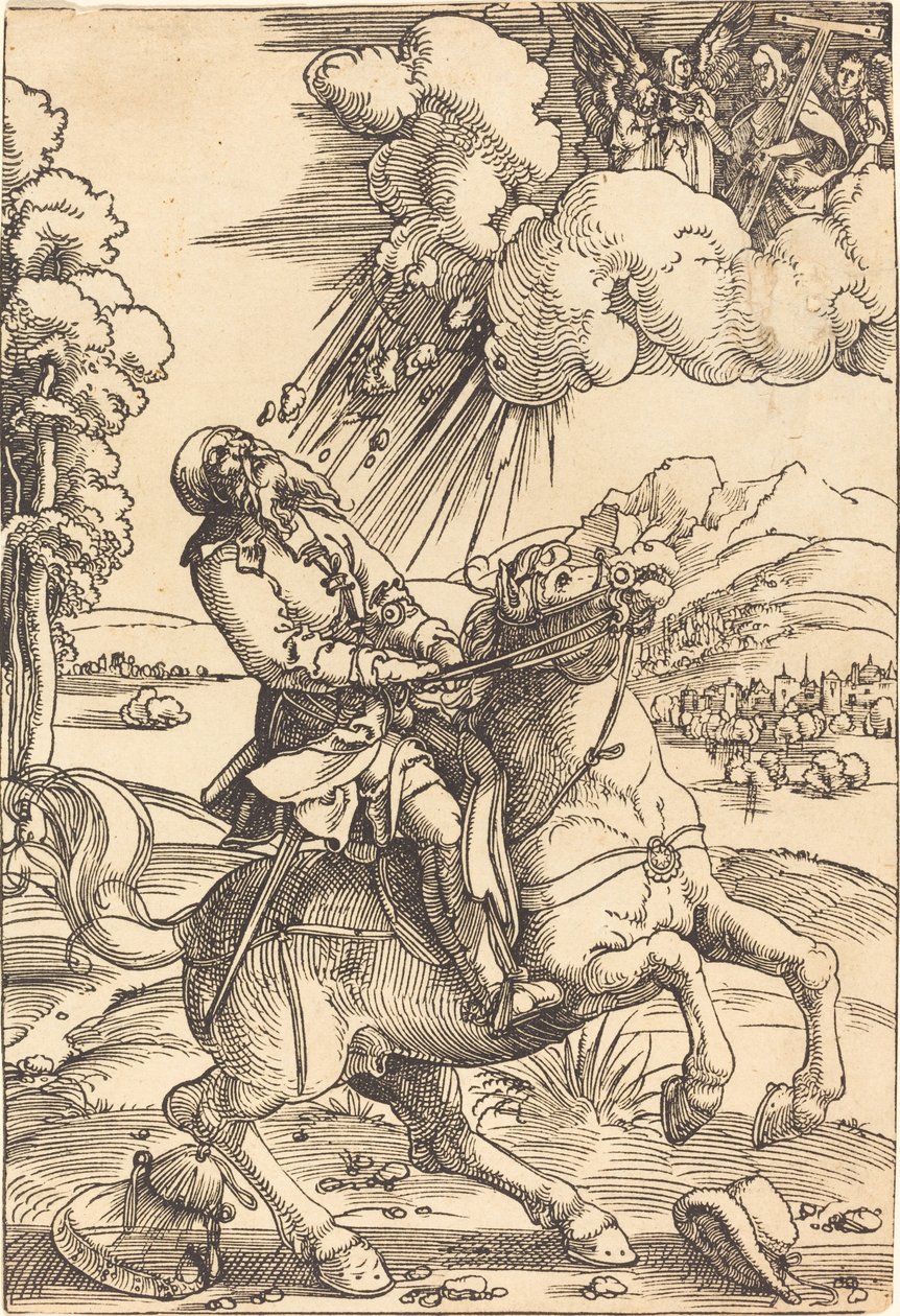 La conversión de San Pablo de Hans Baldung Grien